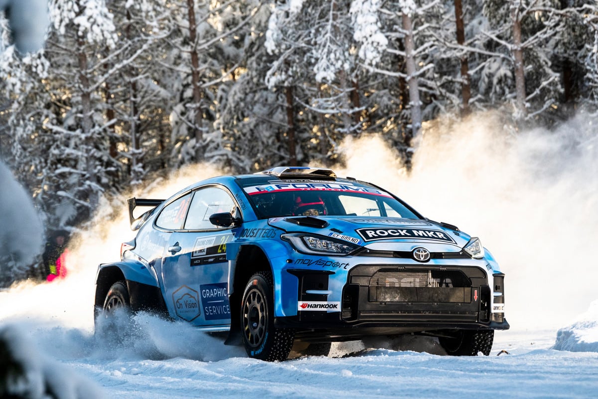 Teemu Suninen ja Janni Hussi Rootsi MM-ralli 2026, Foto: Jaanus Ree / Red Bull Content Pool