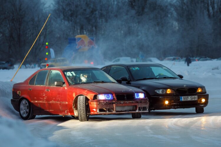 Artur Altmets (nr 41) võitis Talvedrift kolmanda etapi. Fotod: Pille Russi