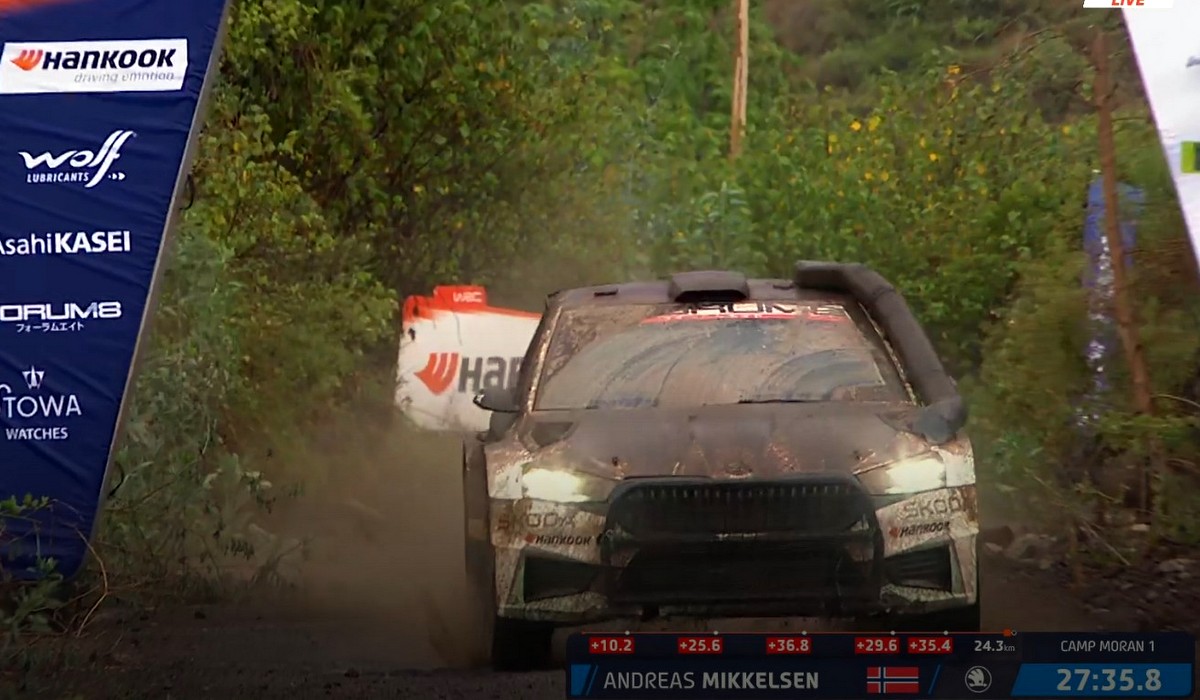 Andreas Mikkelsen pidi enamuse katse tesisest poolest läbima sedasi