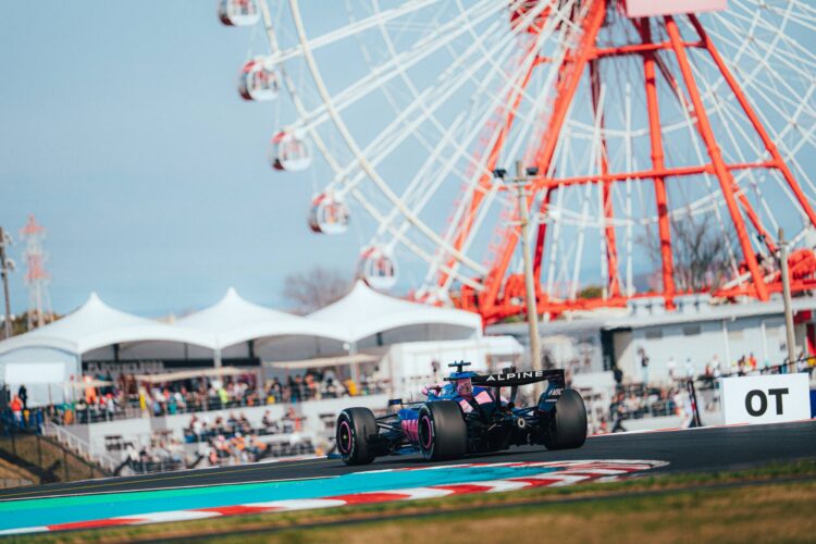 Vormel 1 MM jätkub Jaapanis. Foto: Alpine