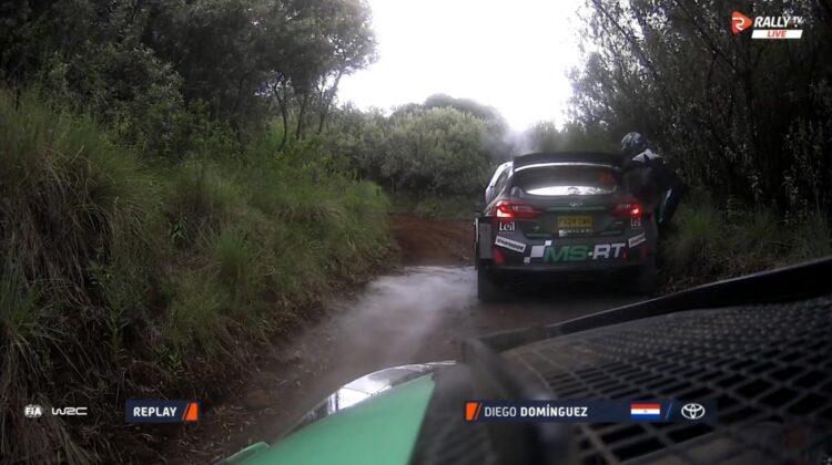 Romet Jürgenson katsel seismas, Kuvatõmmis: Rally.tv