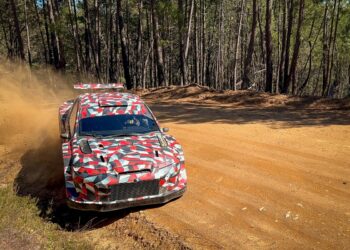 Oliver Solberg Toyota WRC27 testimas, Foto: facebook.com/boticas