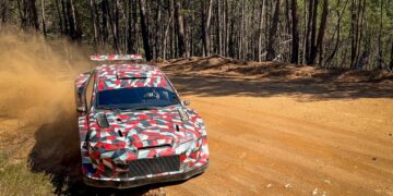 Oliver Solberg Toyota WRC27 testimas, Foto: facebook.com/boticas