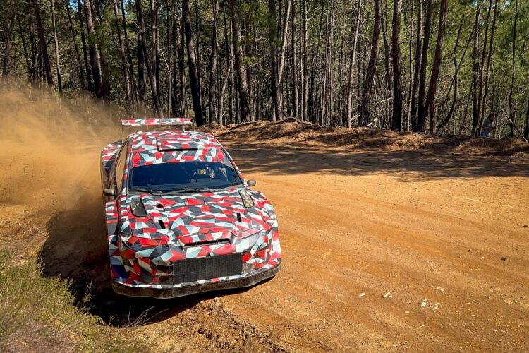 Oliver Solberg Toyota WRC27 testimas, Foto: facebook.com/boticas