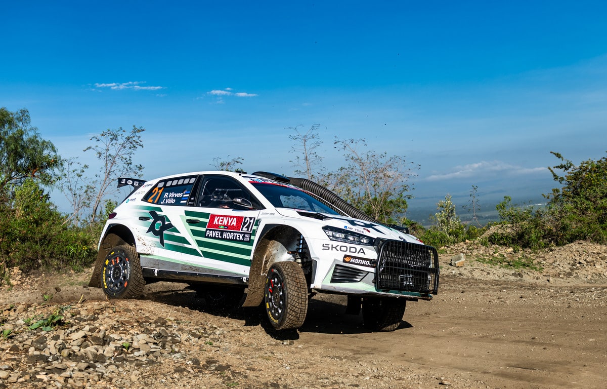 Robert Virves ja Jakko Viilo, Keenia Safari ralli 2026 Foto Honza Fronek / Rally-Mania