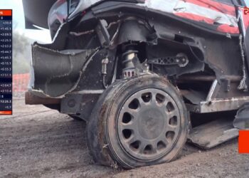 Solberg katse lõpus: Kuvatõmmis Rally.tv