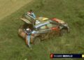 Thierry Neuville peale kolmanda rehvi purunemist. Kuvatõmmis Rally.tv