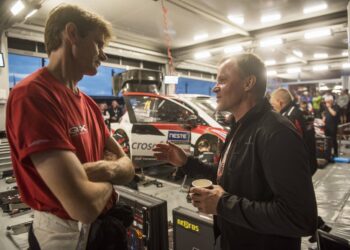 Marcus Gronholm ja Tommi Makinen, Foto: Jaanus Ree / Red Bull Content Pool