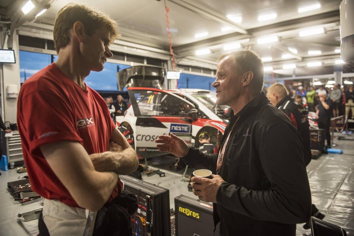 Marcus Gronholm ja Tommi Makinen, Foto: Jaanus Ree / Red Bull Content Pool