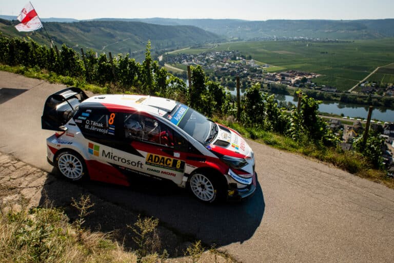 Ott Tanak ja Martin Jarveoja Saksamaa MM-ralli 2019, Foto: Jaanus Ree / Red Bull Content Pool