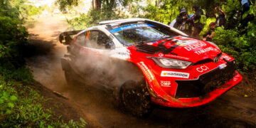 Takamoto Katsuta ja Aaron JohnstonKeenia Safari ralli 2026, Foto: Jaanus Ree / Red Bull Content Pool