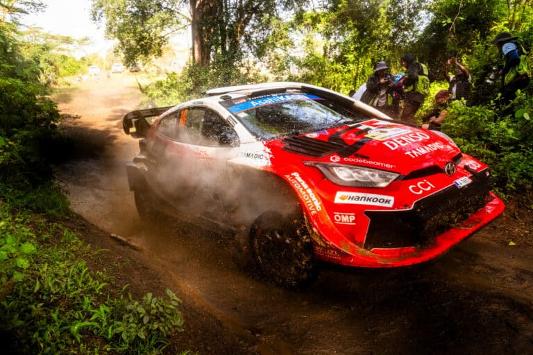 Takamoto Katsuta ja Aaron JohnstonKeenia Safari ralli 2026, Foto: Jaanus Ree / Red Bull Content Pool