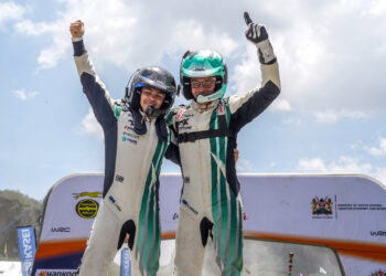 Robert Virves ja Jakko Viilo, Keenia Safari ralli 2026 Foto: André Lavadinho