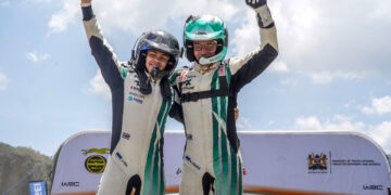 Robert Virves ja Jakko Viilo, Keenia Safari ralli 2026 Foto: André Lavadinho