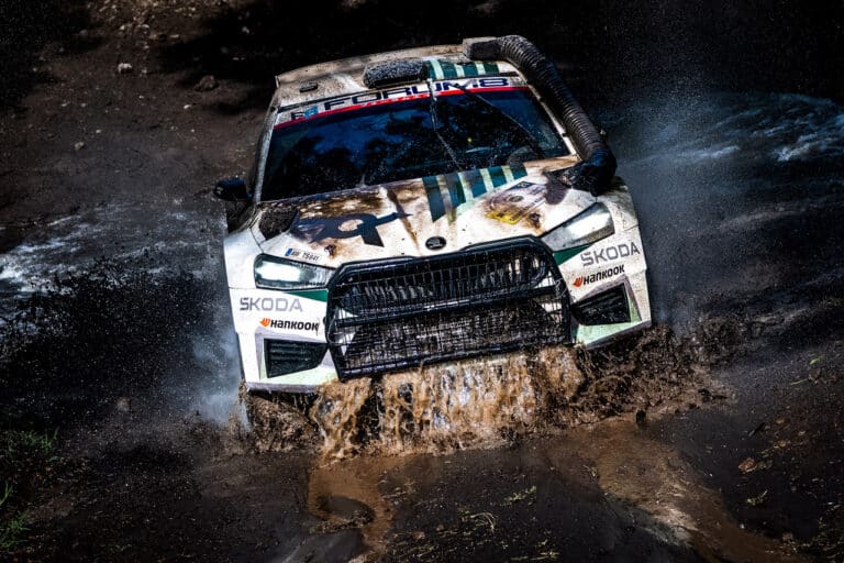 Robert Virves ja Jakko Viilo, Keenia Safari ralli 2026 Foto: André Lavadinho