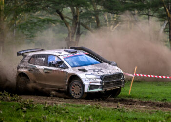 Robert Virves ja Jakko Viilo, Keenia Safari ralli 2026 Foto: André Lavadinho