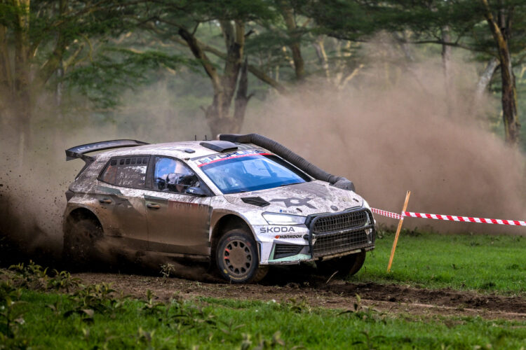 Robert Virves ja Jakko Viilo, Keenia Safari ralli 2026 Foto: André Lavadinho
