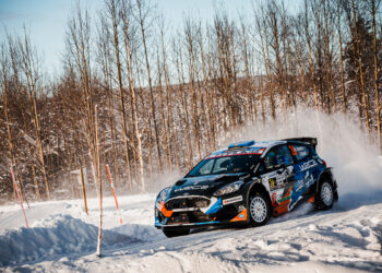 Mille Johanssonja Johan Grönsvall Rootsi MM-rallil 2026. Foto: M-Sport