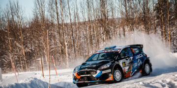 Mille Johanssonja Johan Grönsvall Rootsi MM-rallil 2026. Foto: M-Sport