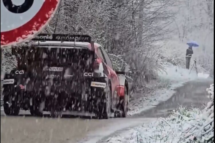 Takamoto Katsuta Horvaatia ralli testil, Kuvatõmmis videost