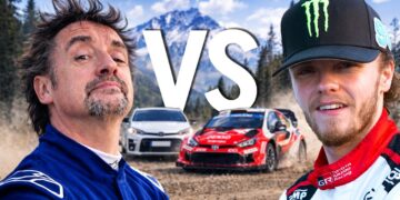 Richard Hammond ja Olvier Solberg. Kuvatõmmis videost