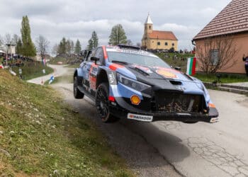 Hayden Paddon, Horvaatia MM-rallil, Foto: Dufour Fabien / Hyundai Motorsport GmbH