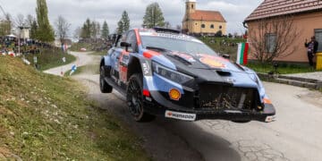 Hayden Paddon, Horvaatia MM-rallil, Foto: Dufour Fabien / Hyundai Motorsport GmbH