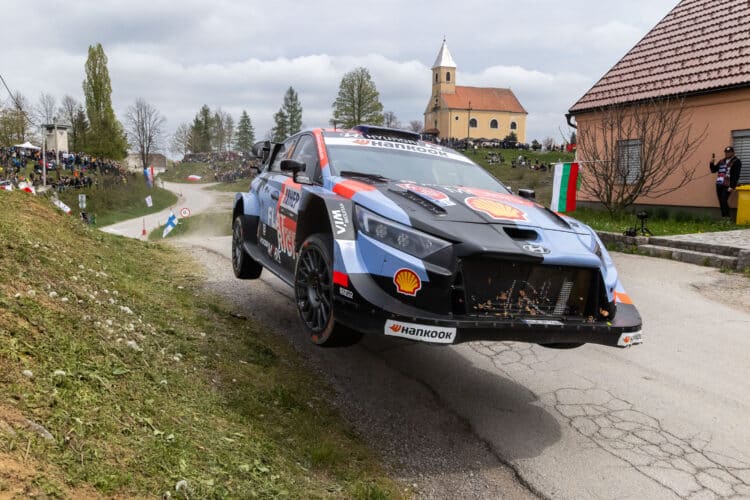 Hayden Paddon, Horvaatia MM-rallil, Foto: Dufour Fabien / Hyundai Motorsport GmbH