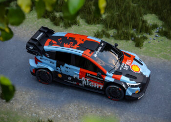 Hyundai i20 Rally1 kujundus Horvaatia MM-rallil 2026 Craig Breeni mälestuseks