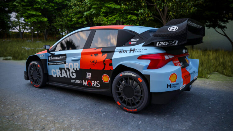 Hyundai i20 Rally1 kujundus Horvaatia MM-rallil 2026
