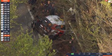 Oliver Solberg katkestas Horvaatia MM-ralli juba avakatsel