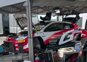 Jaspar Vaher / Rait Janseni Toyota GR Rally2 Foto: instagram.com/redgreyteam/