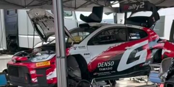 Jaspar Vaher / Rait Janseni Toyota GR Rally2 Foto: instagram.com/redgreyteam/