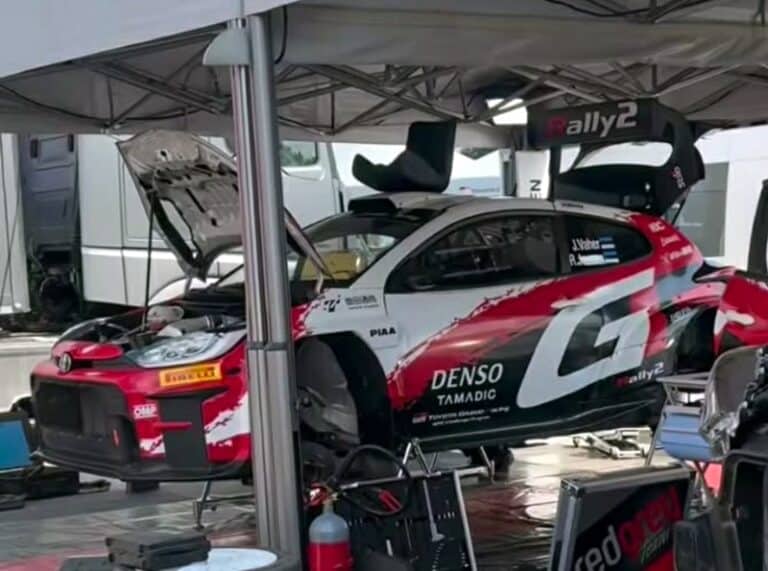 Jaspar Vaher / Rait Janseni Toyota GR Rally2 Foto: instagram.com/redgreyteam/