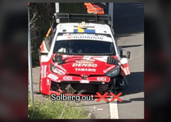 VIDEO: Vaata Oliver Solbergi avariid, mis rootslase rajaäärde jättis