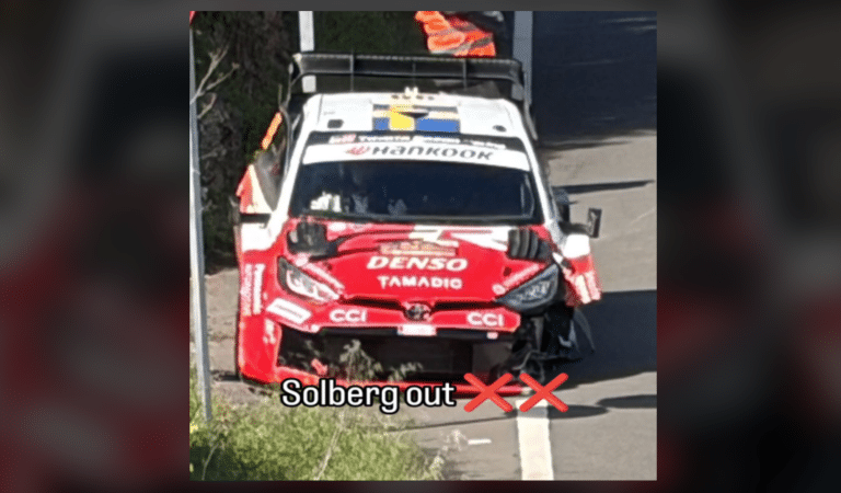 VIDEO: Vaata Oliver Solbergi avariid, mis rootslase rajaäärde jättis