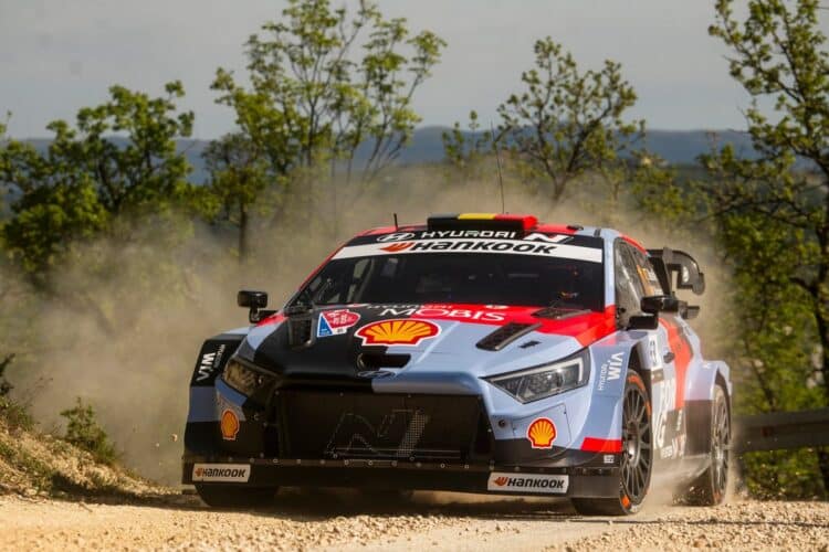 Thierry Neuville ja Martijn Wydaeghe Horvaatia MM-ralli, 2026, Foto: Jaanus Ree / Red Bull Content Pool