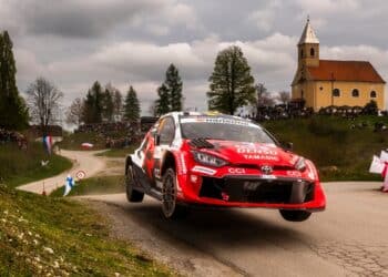 Oliver Solberg ja Elliott Edmondson Horvaatia MM-ralli 2026, Foto: Jaanus Ree / Red Bull Content Pool