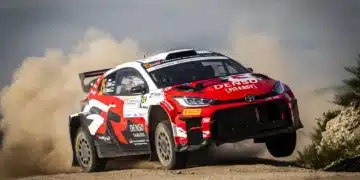 Jaspar Vaher ja Rait Jansen Rali Terras d'Aboboreiral. Foto: Ricardo Oliveira / Toyota GAZOO Racing