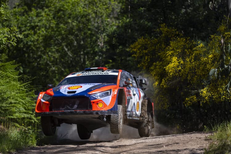 Adrien Fourmaux Portugali MM-rallil 2025, Foto: Austral / Hyundai Motorsport GmbH