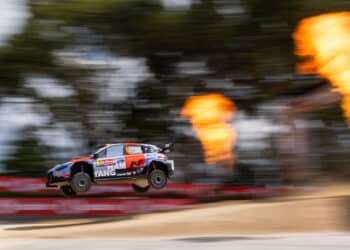 Dani Sordo ja Candido Carrera, Portugali mM-rallil, Foto: Dufour Fabien / Hyundai Motorsport GmbH