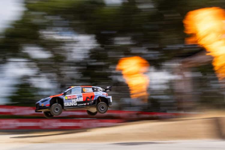 Dani Sordo ja Candido Carrera, Portugali mM-rallil, Foto: Dufour Fabien / Hyundai Motorsport GmbH