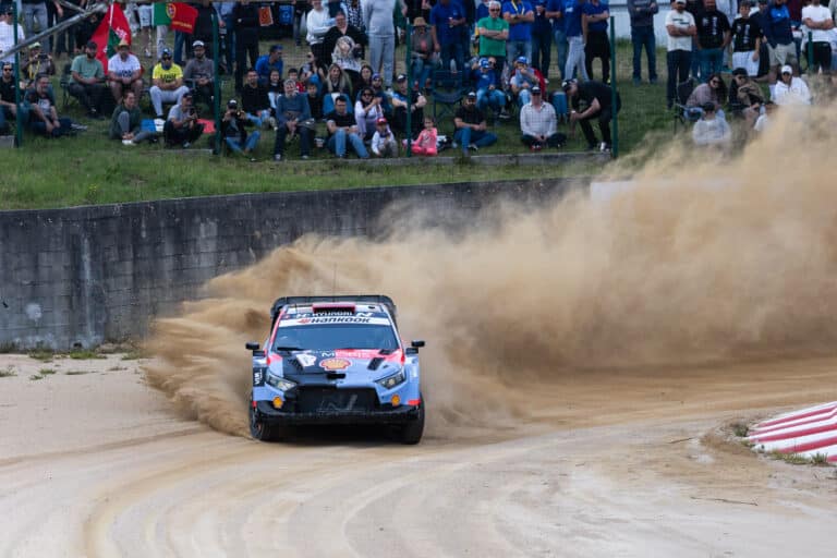 Dani Sordo ja Candido Carrera, Portugali MM-rallil, Foto: Dufour Fabien / Hyundai Motorsport GmbH