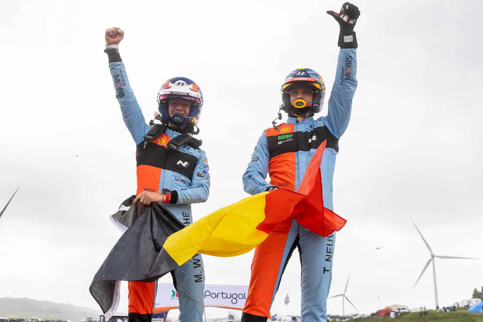 Thierry Neuville ja Martijn Wydaeghe Portugali MM-ralli 2026, Foto: Dufour Fabien / Hyundai Motorsport GmbH