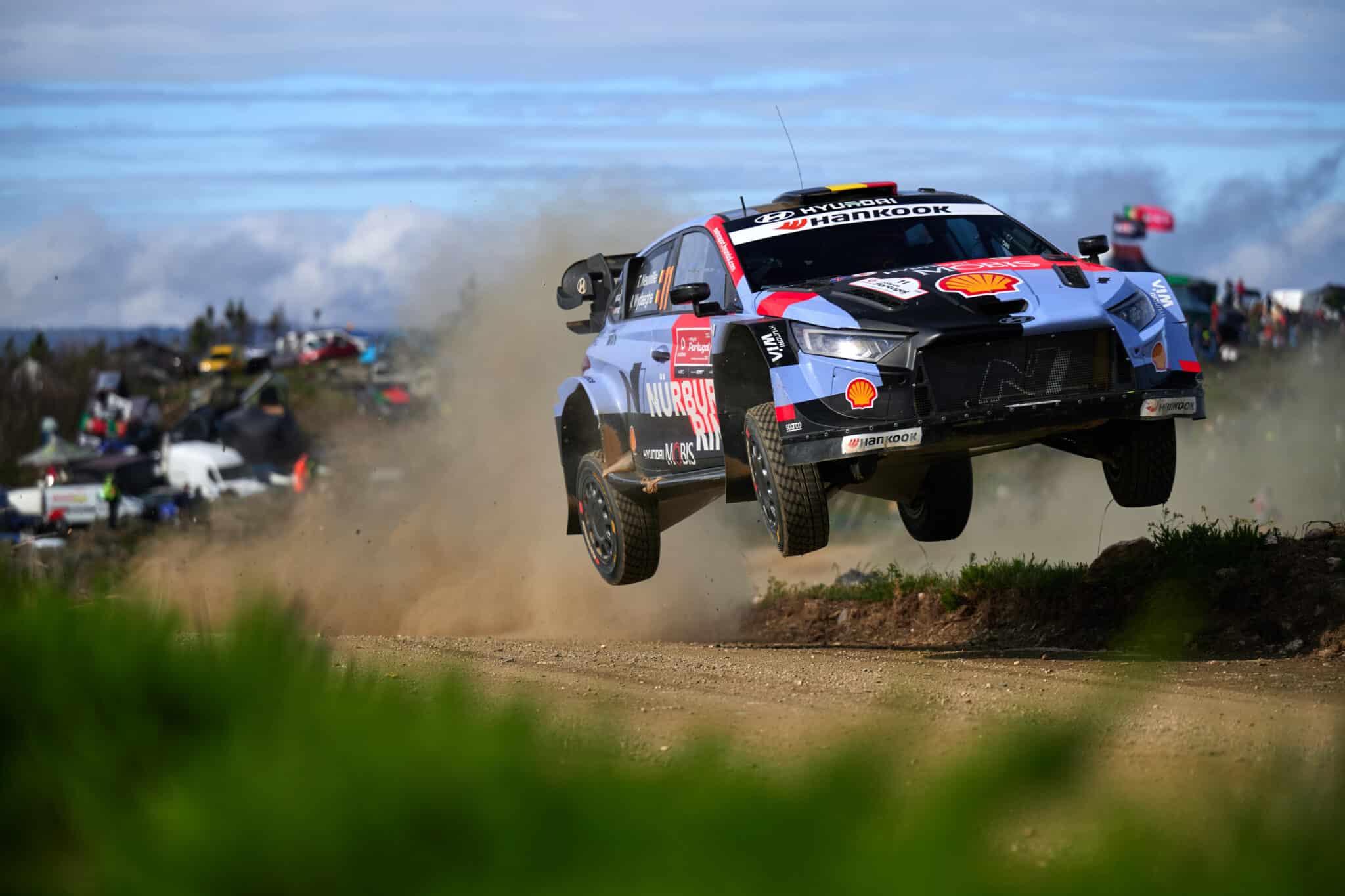 Thierry Neuville ja Martijn Wydaeghe Portugali MM-ralli 2026, Foto: Vincent Thuillier / Hyundai Motorsport GmbH