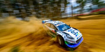 Josh McErlean ja Eoin Treacy, Portugali ralli 2026. Foto: WRC Promoter GmbH / Red Bull Content Pool