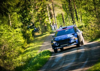 Patrick Enok ja Silver Simm Imatra ralli 2026, Foto: Taneli Niinimäki / AKK