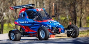 Robert Virves FenixBet crosskartide rallisprindi Eesti meistrivõistluste teisel etapil, Foto: Pille Russi