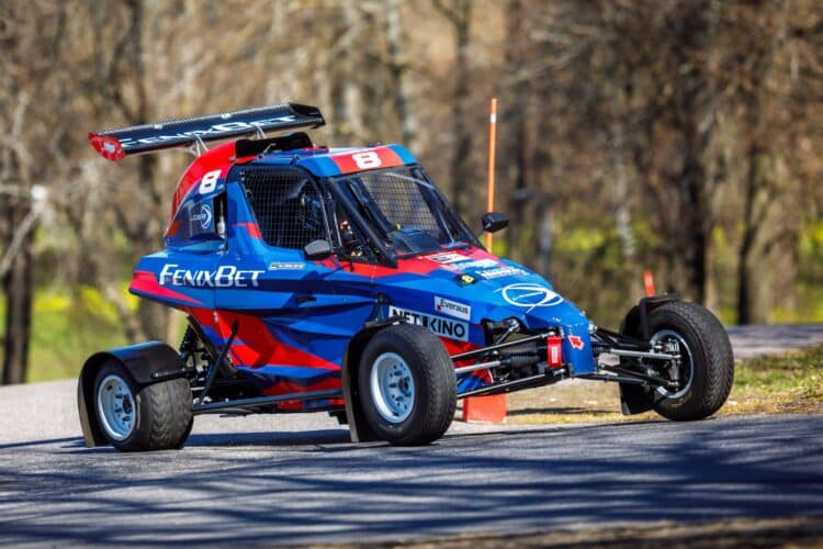 Robert Virves FenixBet crosskartide rallisprindi Eesti meistrivõistluste teisel etapil, Foto: Pille Russi