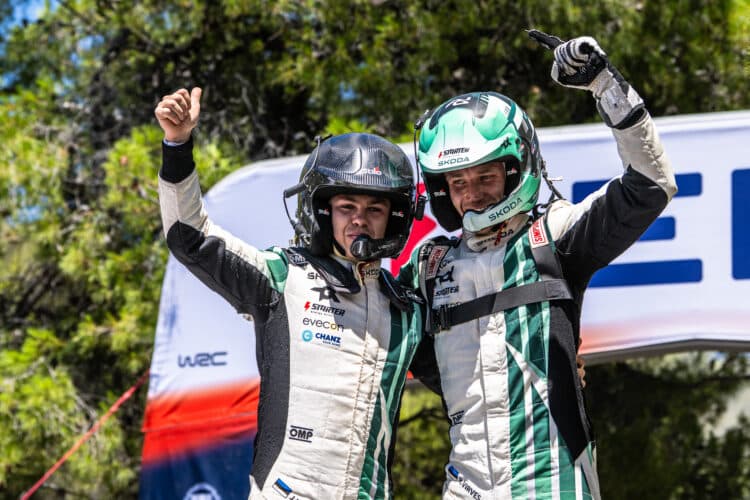 Robert Virves ja Jakko Viilo Kreeka ralli 2026, Foto: Honza Fronek